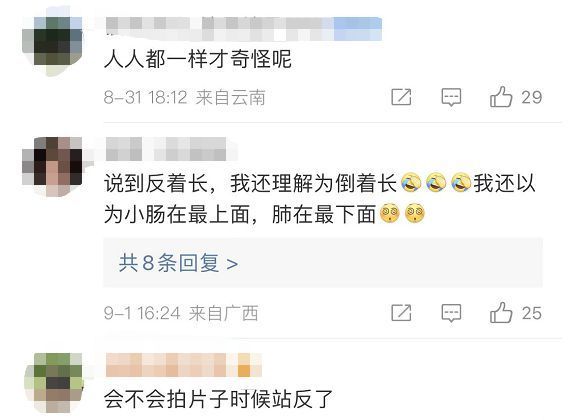 女子就医发现五脏六腑全长反