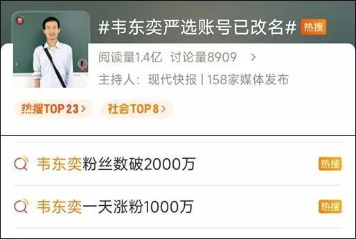 看丹观察丨韦东奕一开号“碰瓷”带货的就来了！