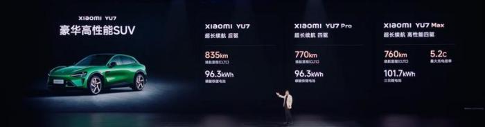 小米YU7即将发布,搭载高通骁龙8 Gen2处理器