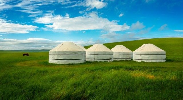 女子住蒙古包睡醒遇水淹床板