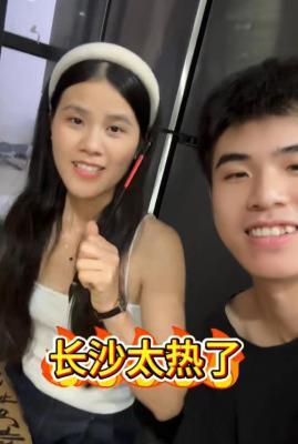 长沙酷暑难耐，广西小伙返乡避暑