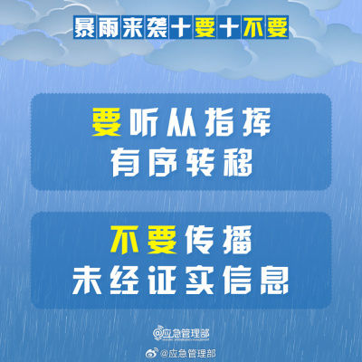 暴雨应对指南：10要10不要